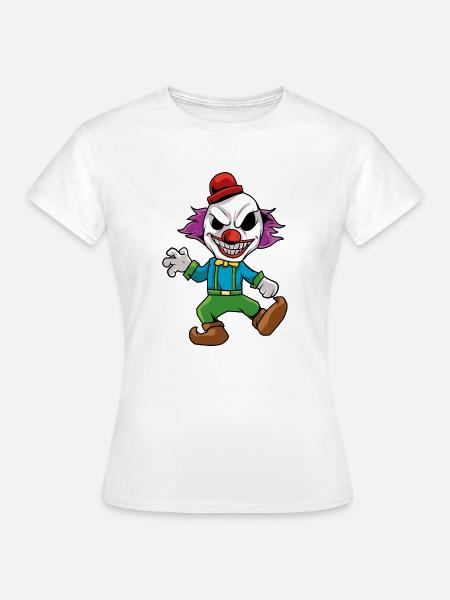 Clown - Frauen T-Shirt - Weiß