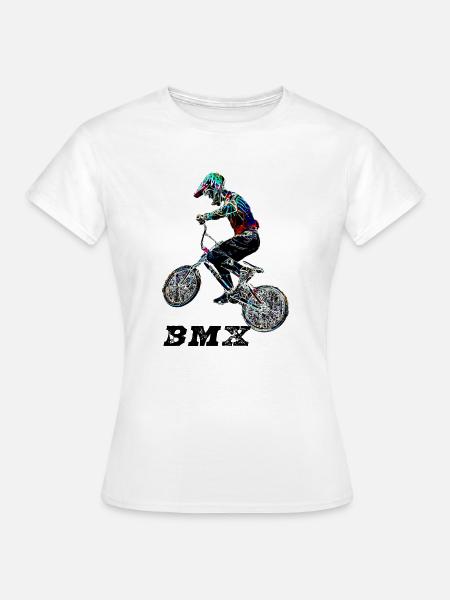 BMX - Frauen T-Shirt - Weiß