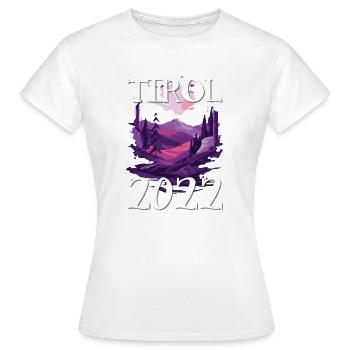 Tyrol 2022 - Women's T-Shirt - white - Front - AI Model Female 172 dark (172cm)