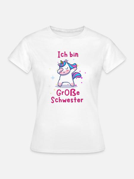 große Schwester - Frauen T-Shirt - Weiß