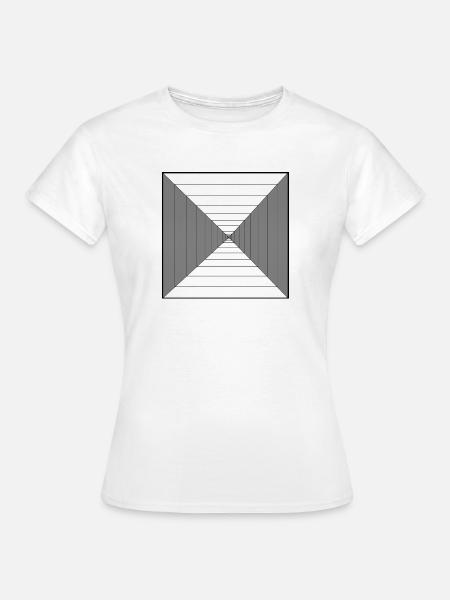 Illusion - Frauen T-Shirt - Weiß
