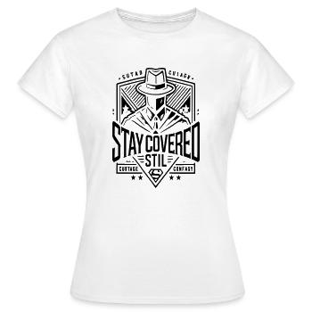 Shield of Confidence - Frauen T-Shirt - Weiß - Vorne - AI Model Female 172 dark (172cm)