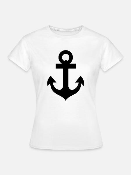 Anker - Frauen T-Shirt - Weiß