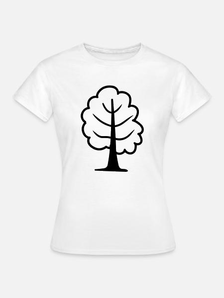Baum - Frauen T-Shirt - Weiß