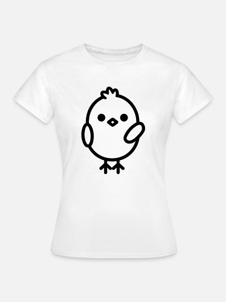 Küken - Frauen T-Shirt - Weiß