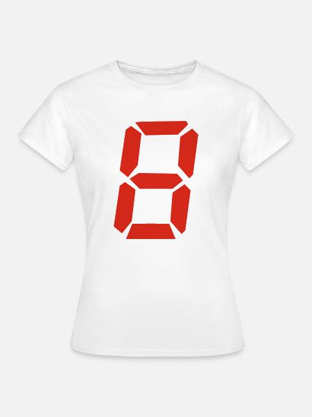 8 - Frauen T-Shirt - Weiß