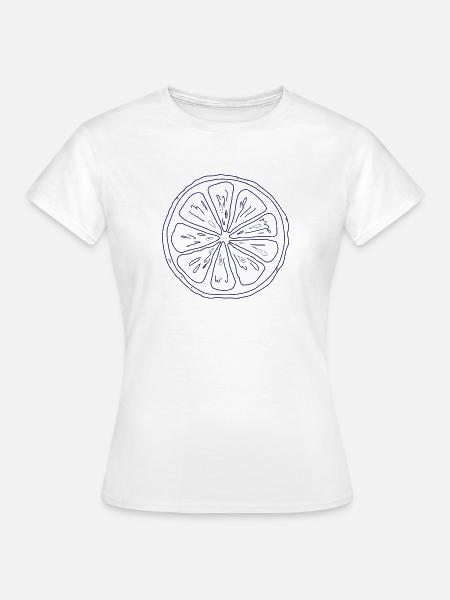 Zitrone - Frauen T-Shirt - Weiß