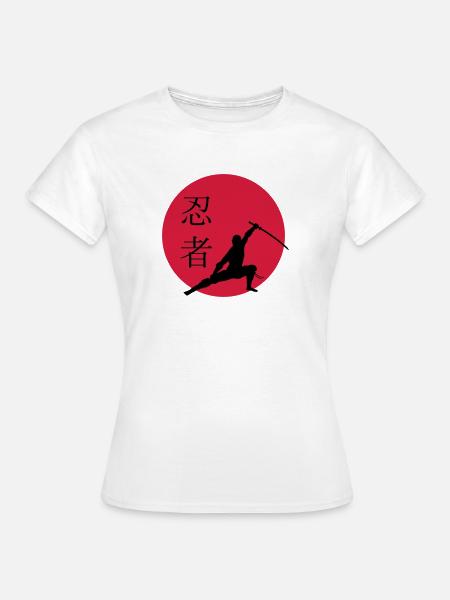 Ninjakämpfer - Frauen T-Shirt - Weiß