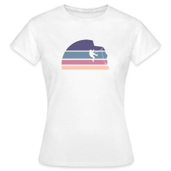 Sturz ins Nichts - Frauen T-Shirt - Weiß - Vorne - AI Model Female 172 dark (172cm)