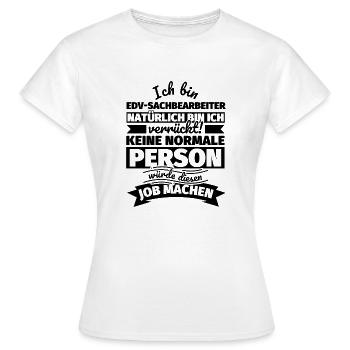 EDV-Sachbearbeiter Geschenke - Frauen T-Shirt - Weiß - Vorne - AI Model Female 172 dark (172cm)