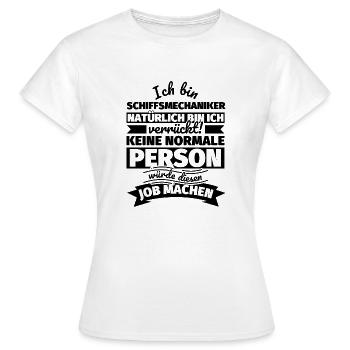 Schiffsmechaniker Geschenke - Frauen T-Shirt - Weiß - Vorne - AI Model Female 172 dark (172cm)