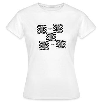 Hypnotique Tribe Tekno Rave Psychédélique - T-shirt Femme - blanc - Devant - AI Model Female 172 dark (172cm)