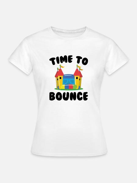 Zeit zum Bouncen - Frauen T-Shirt - Weiß
