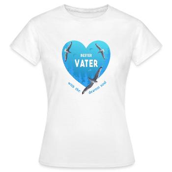 bester Vater - Frauen T-Shirt - Weiß - Vorne - AI Model Female 172 dark (172cm)