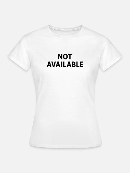 Nicht verfügbar Minimalangebot Design - Frauen T-Shirt - Weiß