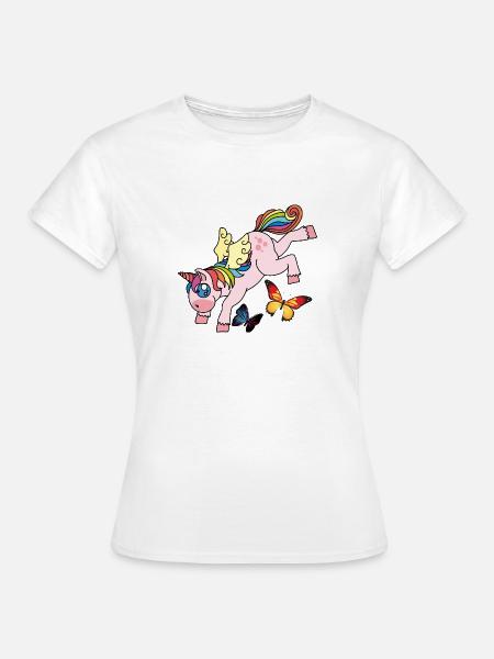 unicorn - Frauen T-Shirt - Weiß