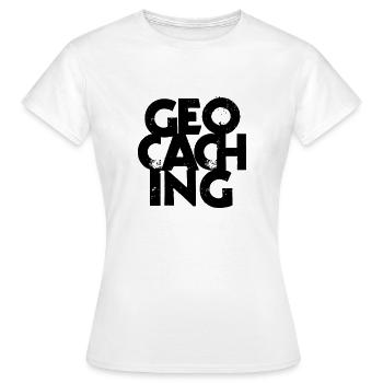 Geocaching - T-shirt Femme - blanc - Devant - AI Model Female 172 dark (172cm)