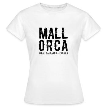 Mallorca, Malle, Îles Baléares, Espagne, Méditerranée - T-shirt Femme - blanc - Devant - AI Model Female 172 dark (172cm)