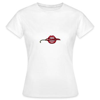 chilli - Frauen T-Shirt - Weiß - Vorne - AI Model Female 172 dark (172cm)