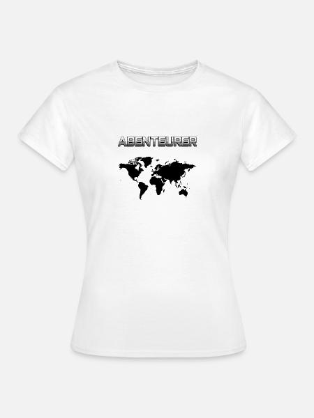 Abenteurer - Frauen T-Shirt - Weiß
