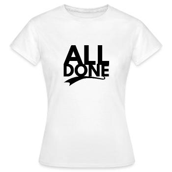 tout fait - T-shirt Femme - blanc - Devant - AI Model Female 172 dark (172cm)