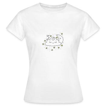 Nuage - T-shirt Femme - blanc - Devant - AI Model Female 172 dark (172cm)