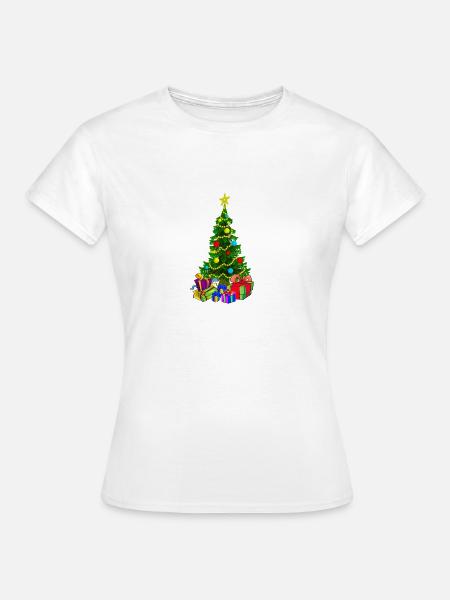 Tannenbaum - Frauen T-Shirt - Weiß