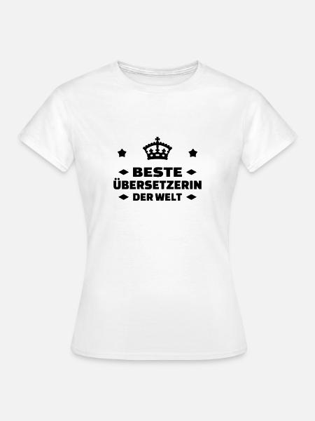 Translator Übersetzer Traducteur Translation - Women's T-Shirt - white