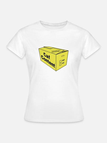Katzenkiste - Frauen T-Shirt - Weiß