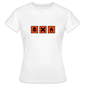 Chemist - Women's T-Shirt - white - Front - AI Model Female 172 dark (172cm)