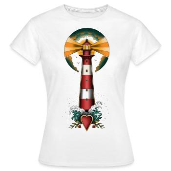 Phare - T-shirt Femme - blanc - Devant - AI Model Female 172 dark (172cm)
