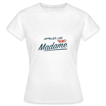 Mariage pour une copine cadeau citation humour - T-shirt Femme - blanc - Devant - AI Model Female 172 dark (172cm)