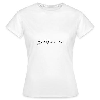 California - Women's T-Shirt - white - Front - AI Model Female 172 dark (172cm)