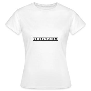 Motor Cycle Club - Frauen T-Shirt - Weiß - Vorne - AI Model Female 172 dark (172cm)