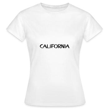 Californie - T-shirt Femme - blanc - Devant - AI Model Female 172 dark (172cm)