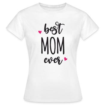 Beste Mutter aller Zeiten - Frauen T-Shirt - Weiß - Vorne - AI Model Female 172 dark (172cm)