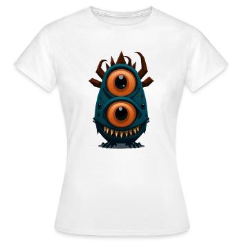 Totem du monstre-totem - T-shirt Femme - blanc - Devant - AI Model Female 172 dark (172cm)