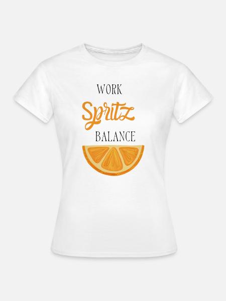 Work Spritz Balance - Frauen T-Shirt - Weiß