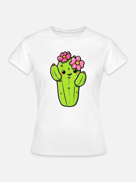 Kaktus - Frauen T-Shirt - Weiß