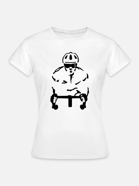 Rennrad - Frauen T-Shirt - Weiß