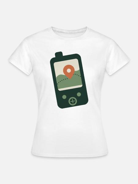 GPS-Empfänger - Frauen T-Shirt - Weiß