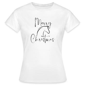 Merry Christmas - Frauen T-Shirt - Weiß - Vorne - AI Model Female 172 dark (172cm)