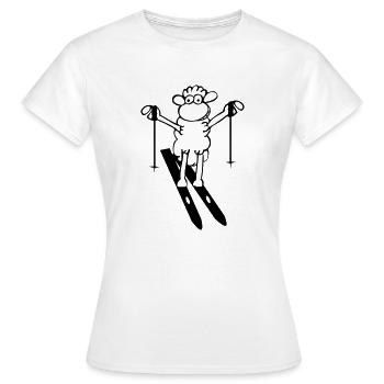 tirer conducteur - T-shirt Femme - blanc - Devant - AI Model Female 172 dark (172cm)