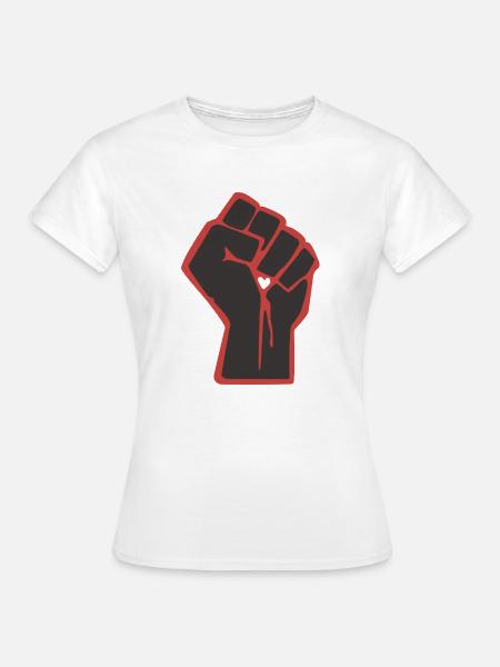 fist 2385848 1280 - Frauen T-Shirt - Weiß