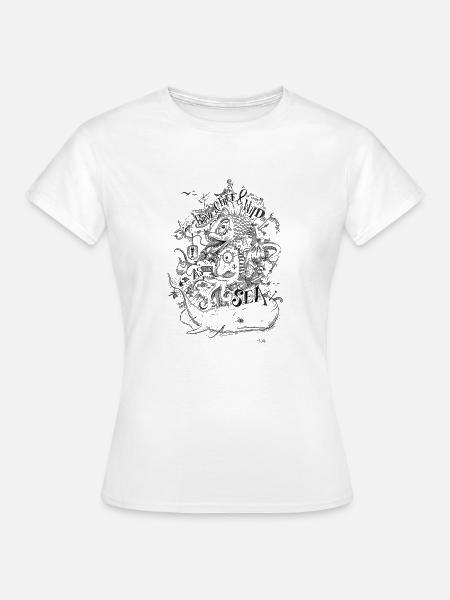 Brave_and_Free.png - Frauen T-Shirt - Weiß