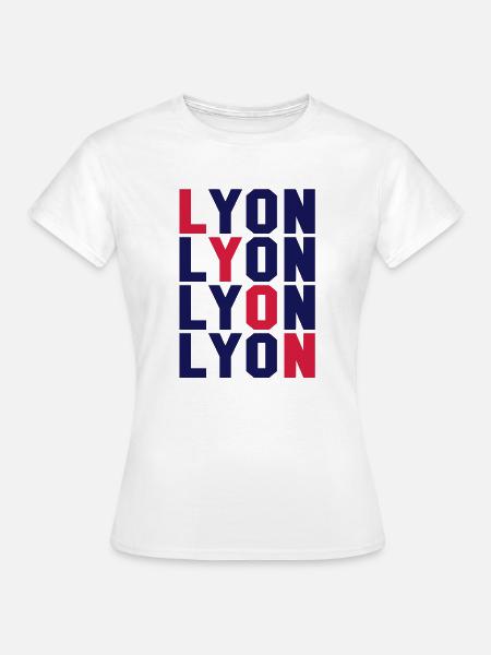 Lyon Gitter - Frauen T-Shirt - Weiß