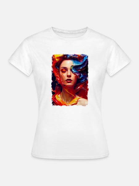 Verschmelzung - Frauen T-Shirt - Weiß