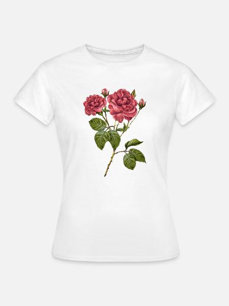 Blumen - Frauen T-Shirt - Weiß