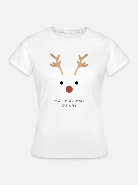 HoHoHo Dear Weihnachten - Frauen T-Shirt - Weiß