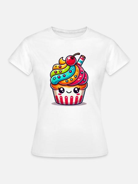 cupcake - Frauen T-Shirt - Weiß